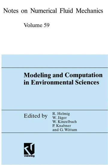 Cover of Modeling and Computation in Environmental Sciences