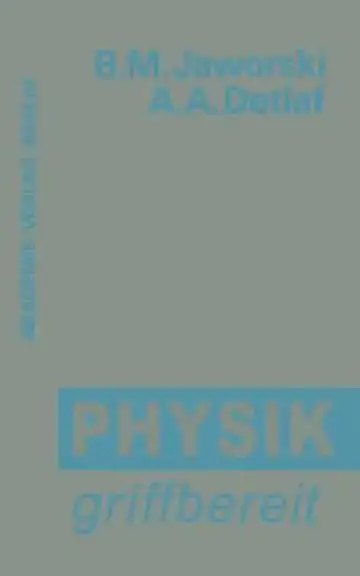 Cover of Physik Griffbereit