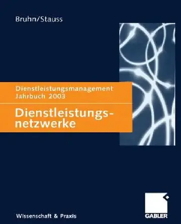 Cover of Dienstleistungsnetzwerke