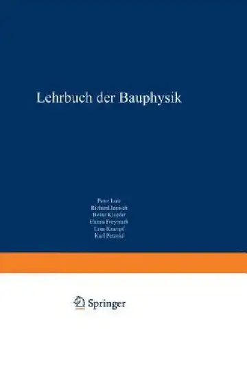 Cover of Lehrbuch Der Bauphysik