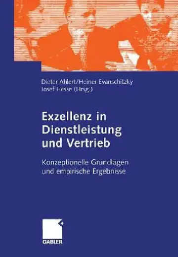Cover of Exzellenz in Dienstleistung Und Vertrieb