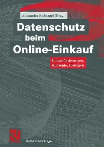 Cover of Datenschutz Beim Online-Einkauf
