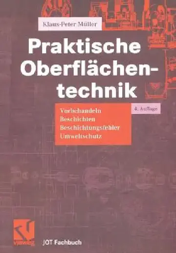 Cover of Praktische Oberflächentechnik