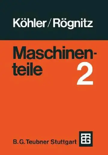 Cover of Maschinenteile