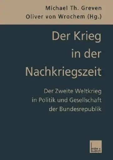 Cover of Der Krieg in Der Nachkriegszeit