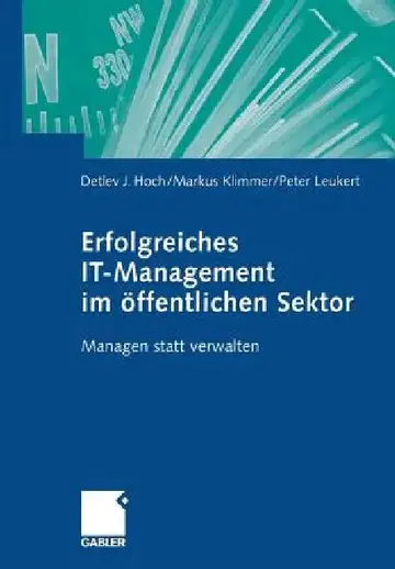 Cover of Erfolgreiches It-Management Im Öffentlichen Sektor