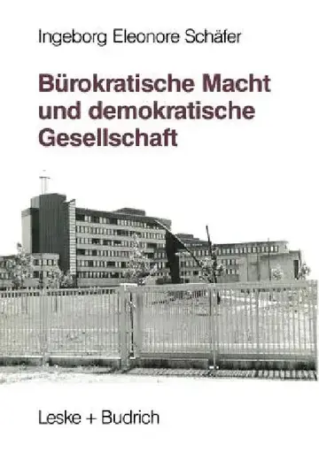 Cover of Bürokratische Macht Und Demokratische Gesellschaft