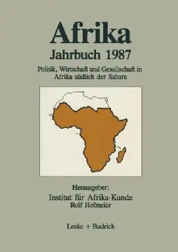 Cover of Afrika Jahrbuch 1987
