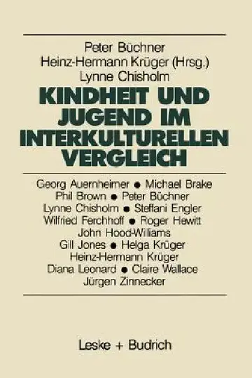 Cover of Kindheit Und Jugend Im Interkulturellen Vergleich