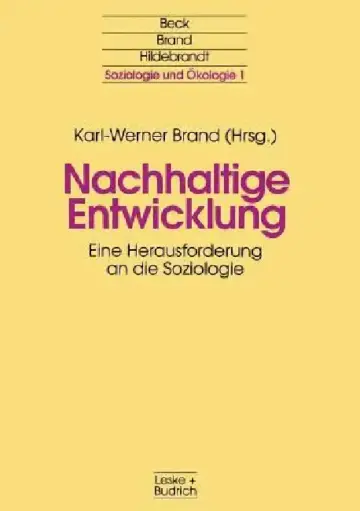 Cover of Nachhaltige Entwicklung