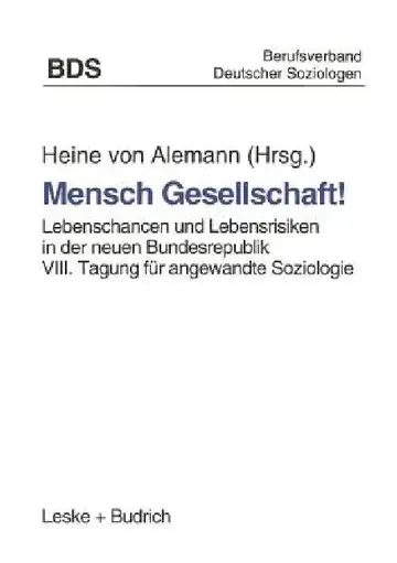 Cover of Mensch Gesellschaft!