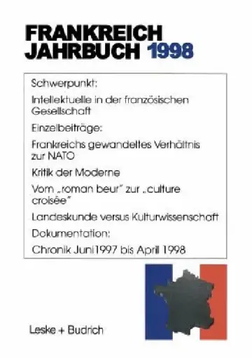 Cover of Frankreich-Jahrbuch 1998