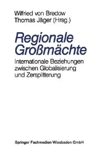 Cover of Regionale Großmächte