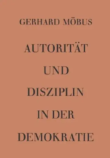 Cover of Autorität und Disziplin in der Demokratie