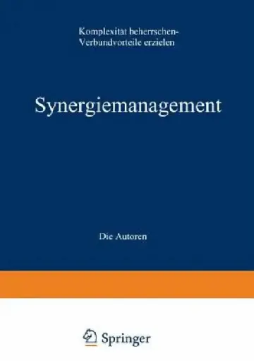 Cover of Synergiemanagement