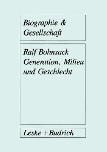 Cover of Generation, Milieu Und Geschlecht
