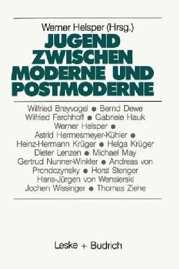 Cover of Jugend Zwischen Moderne Und Postmoderne
