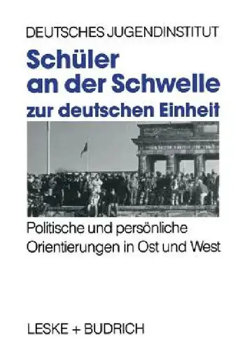 Cover of Schüler an Der Schwelle Zur Deutschen Einheit