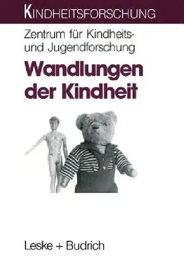 Cover of Wandlungen Der Kindheit