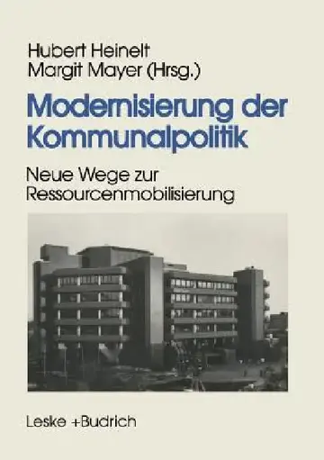 Cover of Modernisierung Der Kommunalpolitik