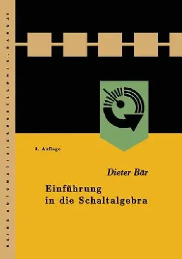 Cover of Einführung in Die Schaltalgebra
