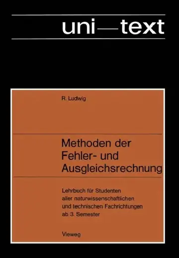 Cover of Methoden Der Fehler- Und Ausgleichsrechnung