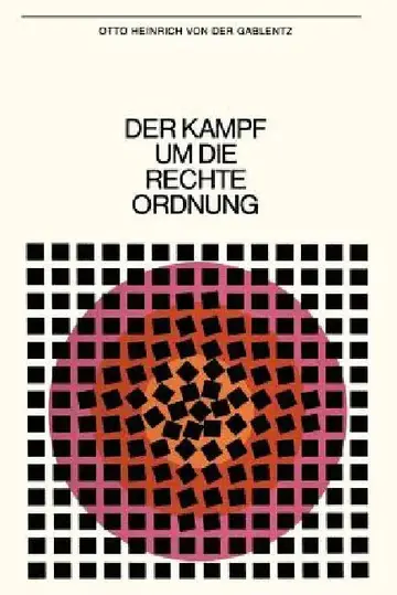 Cover of Der Kampf Um Die Rechte Ordnung