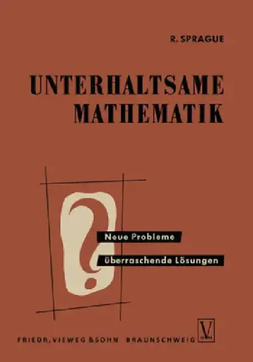 Cover of Unterhaltsame Mathematik