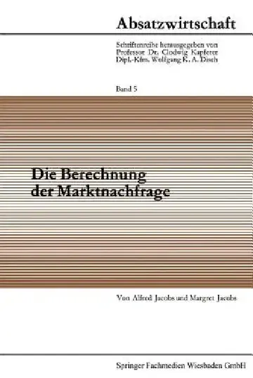 Cover of Die Berechnung Der Marktnachfrage