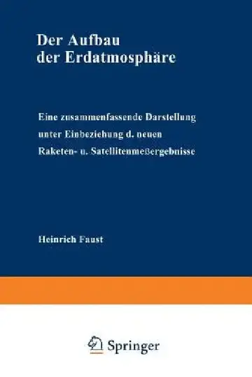 Cover of Der Aufbau Der Erdatmosphäre
