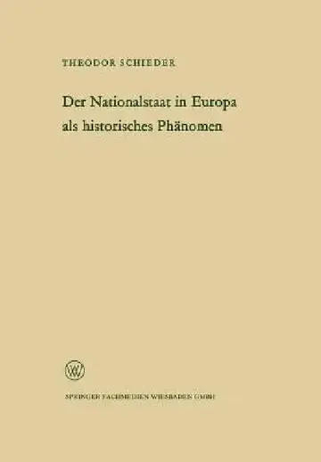 Cover of Ansprache Des Ministerpräsidenten Dr. Franz Meyers. Der Nationalstaat in Europa ALS Historisches Phänomen