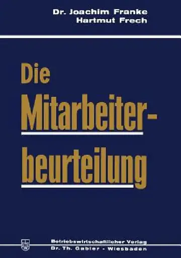 Cover of Die Mitarbeiterbeurteilung