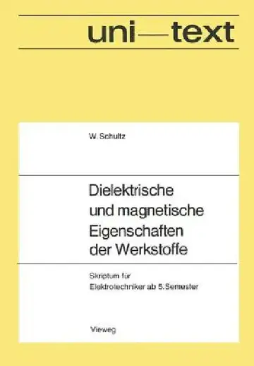 Cover of Dielektrische Und Magnetische Eigenschaften Der Werkstoffe