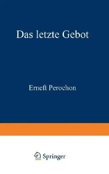 Cover of Das Letzte Gebot