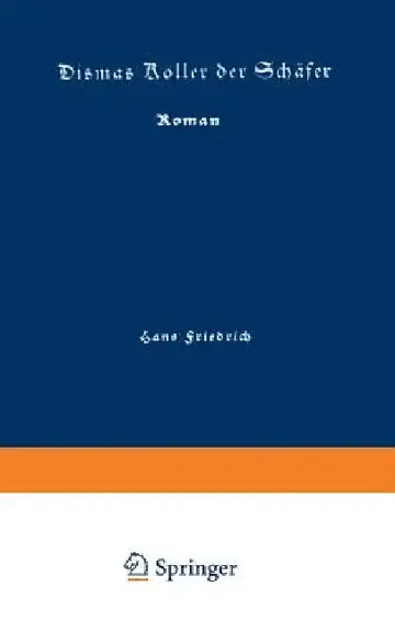 Cover of Dismas Koller Der Schäfer