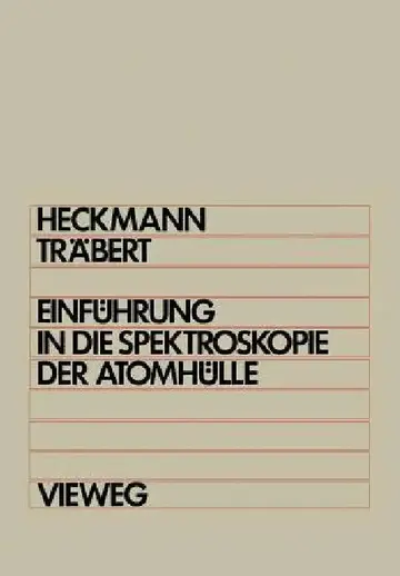 Cover of Einführung in Die Spektroskopie Der Atomhülle