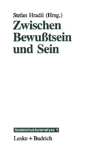 Cover of Zwischen Bewußtsein Und Sein
