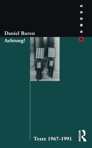 Cover of Achtung! Texte 1969-1994