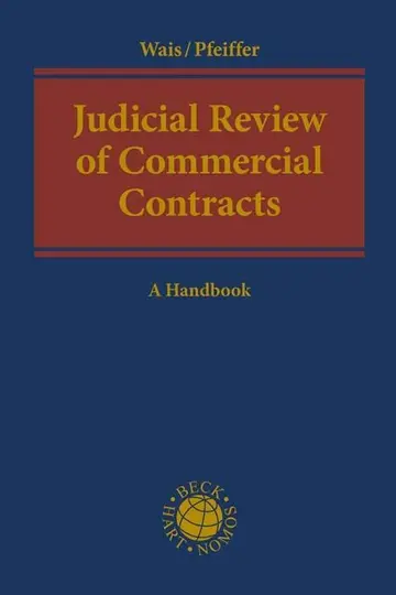 Cover of Judicial Review of Commercial Contracts