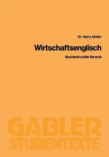 Cover of Wirtschaftsenglisch