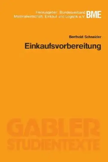 Cover of Einkaufsvorbereitung
