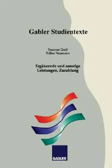 Cover of Ergänzende Und Sonstige Leistungen, Zuzahlung