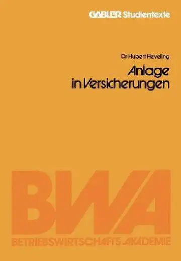 Cover of Anlageformen -- Steuerbegünstigte Darlehenshingabe Und Anlage in Versicherungen