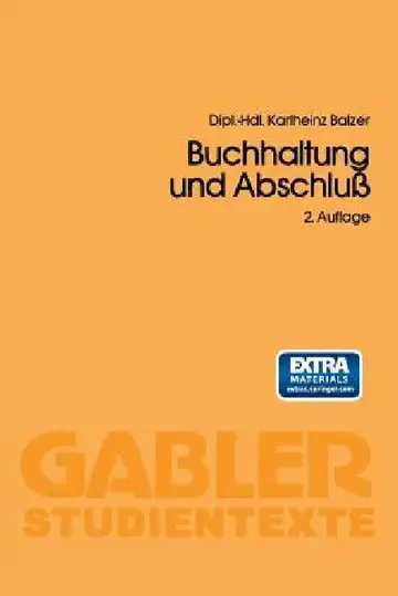 Cover of Buchhaltung Und Abschluß