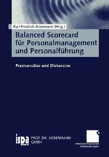 Cover of Balanced Scorecard Für Personalmanagement Und Personalführung