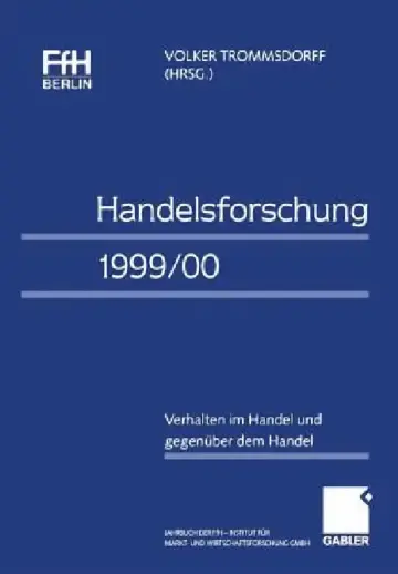 Cover of Handelsforschung 1999/00