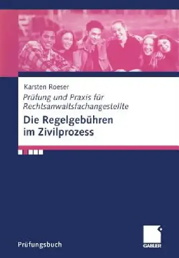 Cover of Die Regelgebühren Im Zivilprozess