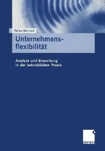 Cover of Unternehmensflexibilität