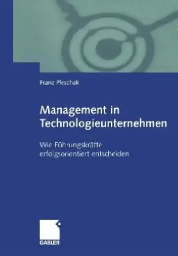 Cover of Management in Technologieunternehmen