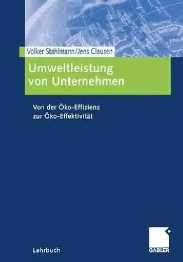 Cover of Umweltleistung Von Unternehmen
